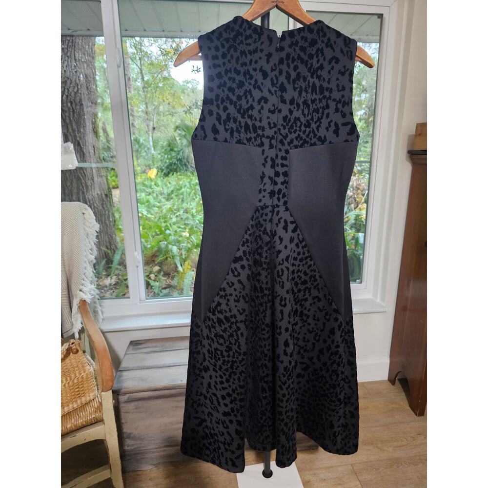 NWOT Karl Lagerfeld Paris Patterned A Line Dress Animal Print Ladies Size 4